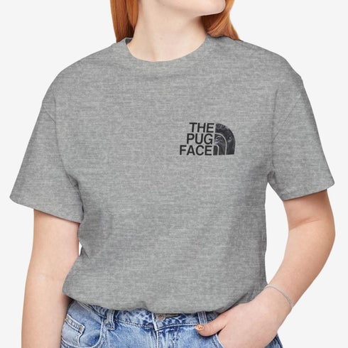 Black Pug Funny T- Shirt for Women - Pug Tee for Women